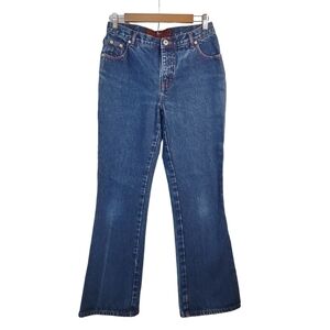 Vintage No Excuses Women's Blue Bootcut Denim Jeans Size 7/8